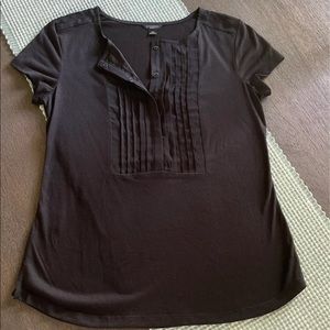 NWOT Ann Taylor Black Blouse